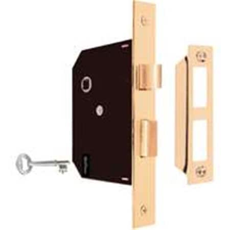Prime Line Products Prime Line Products E2294 Mortise Lock Assembly Keyed; Brass 6886246